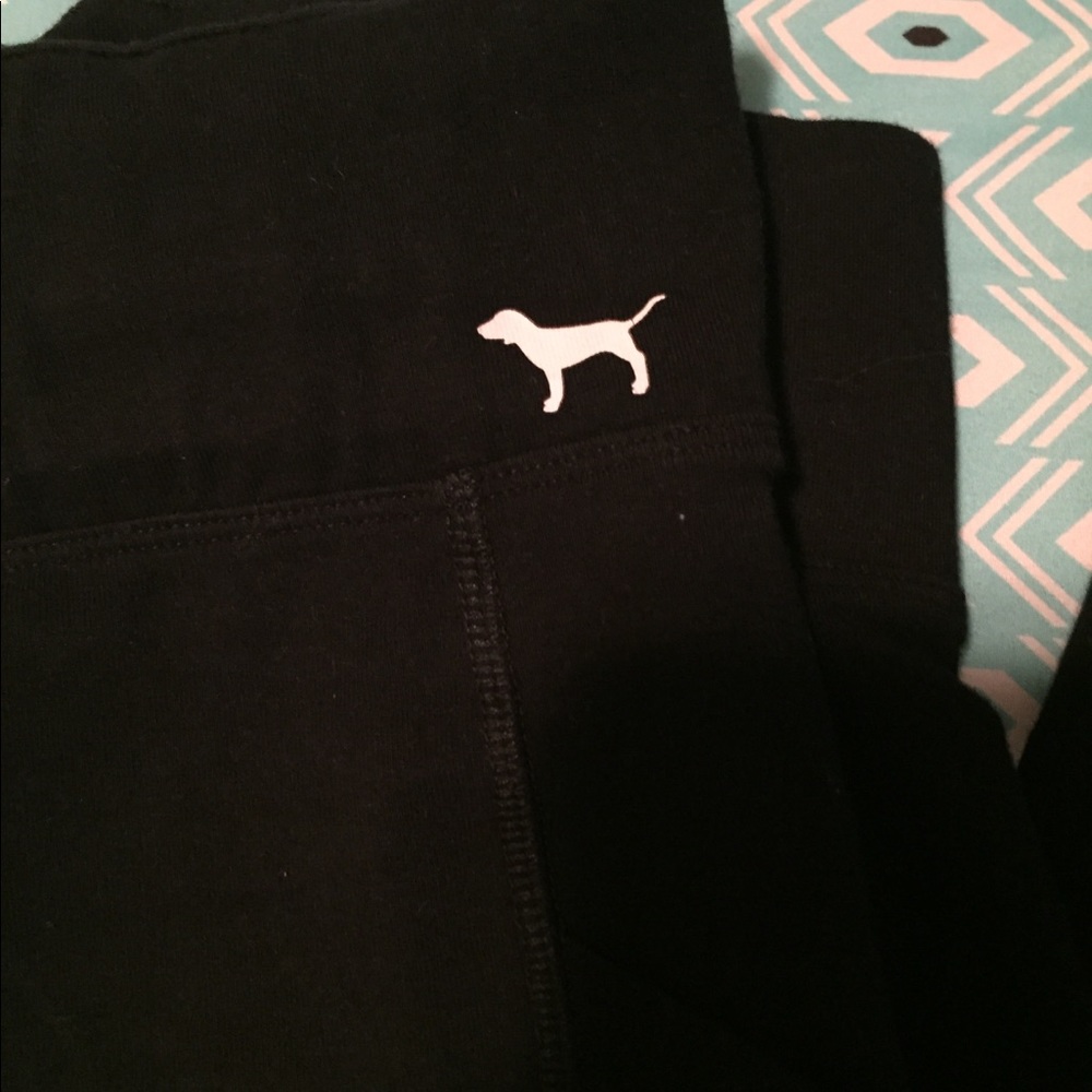 Black PINK Leggings with thigh pockets sz l